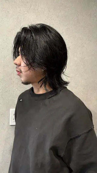 ロング パーマ メンズ パーマスタイル特化◎ 永戸圭汰のヘアスタイル