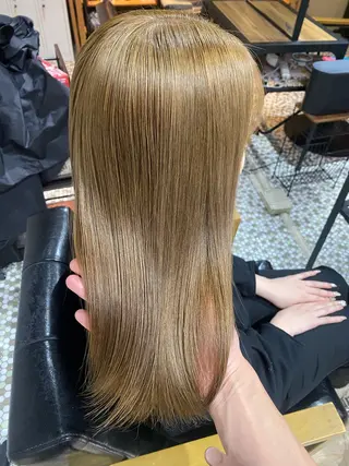 セミロング カラー APPEL hair /岡山のヘアスタイル