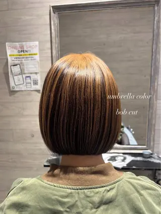 ショート カラー 透明感カラー/ボブ /cocoro💜のヘアスタイル
