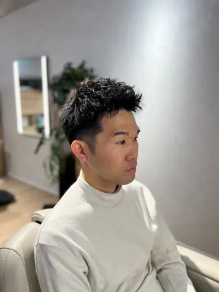 ショート メンズ 梅田茶屋町メンズ 専門美容師 山元一平のヘアスタイル