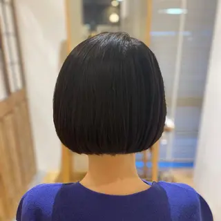 ショート カラー メンズ キッズ ✂︎ショート、ボブ、 レイヤー🩵YUMIのヘアスタイル