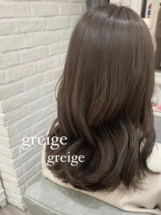 ロング カラー 暖色カラー🍒 門内 梨真のヘアスタイル