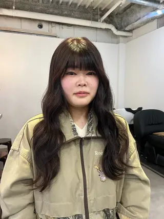 ロング カラー Sanaダブルカラー ✨️パルコ徒歩1分のヘアスタイル
