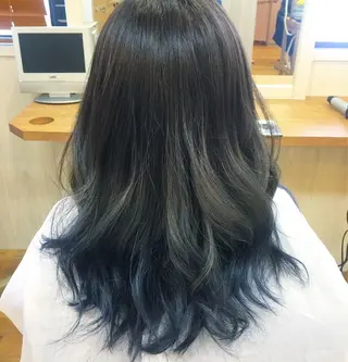 セミロング カラー 無料カットモデル募集 BLINK京橋店のヘアスタイル