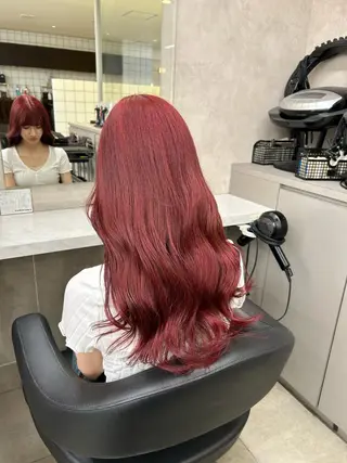 セミロング カラー パーマ ヘアアレンジ メンズ キッズ ネイル マツエク・マツパ アイブロウ 🦋縮毛/韓国レイヤ ー/透明感カラー🦋のヘアスタイル