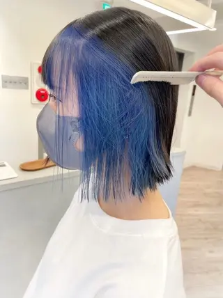 カラー TOMOKA ブリーチカラー🌟のヘアスタイル
