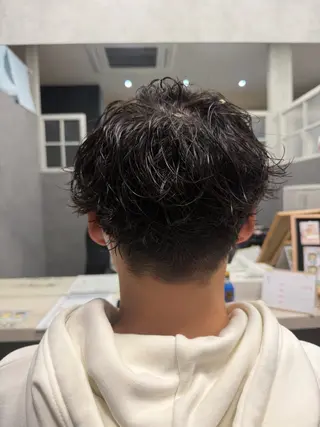 パーマ メンズ 加藤 碧唯のヘアスタイル