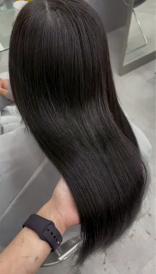 ロング 韓国エクステ／羽エク ダブルスキル💛のヘアスタイル