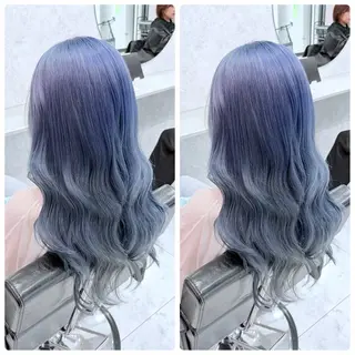 セミロング 🦋ハイトーン🦋 石山 希理🦋のヘアスタイル