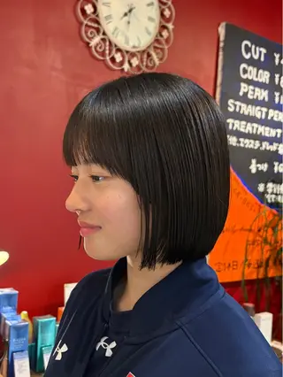 ショート ORe'S HAIR BE GLaDユウナのヘアスタイル
