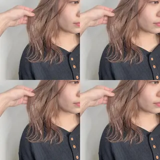 セミロング 袴田 伊代のヘアスタイル