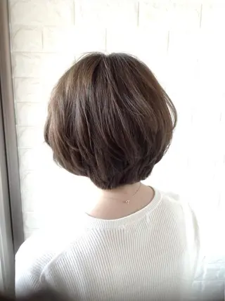 ショート カラー 髪質改善縮毛矯正 美容師✂️山崎竜二のヘアスタイル