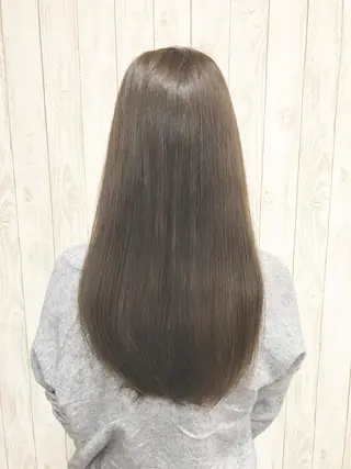 セミロング ユウ イチのヘアスタイル