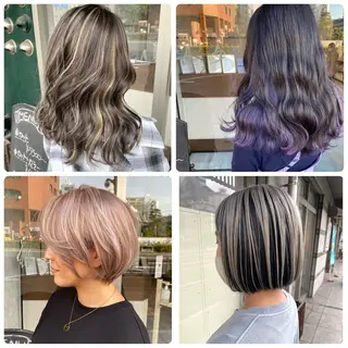 ミディアム カラー 日比 貴大/ minim hairのヘアスタイル
