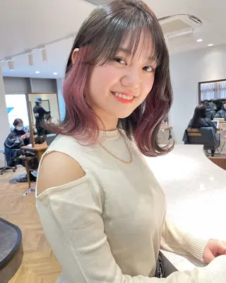 ミディアム カラー 🌈Hiroki🌈 似合わせヘアのヘアスタイル