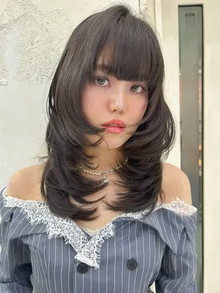 セミロング レイヤー/エクステ alpha下妻のヘアスタイル