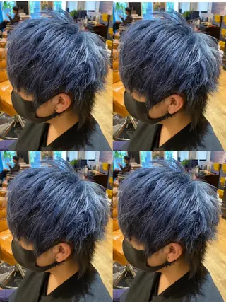 ショート 🔥メンズパーマ 特化 渡辺一翔のヘアスタイル