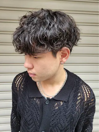 パーマ メンズ 【メンズ 特化】村斎　伶次のヘアスタイル