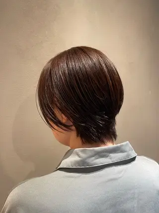 ショート ボブ／メンズパーマ 琢磨のヘアスタイル