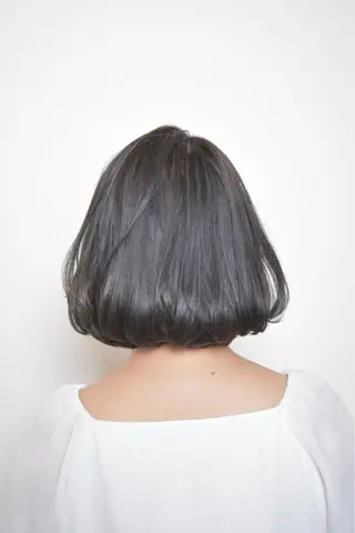 ミディアム カラー ボブ/ショート得意 安西駿一　【銀座】のヘアスタイル