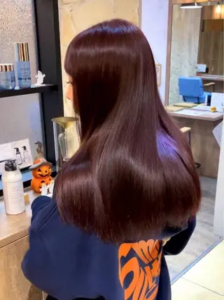 ロング カラー 暖色カラー❤️ 艶/透明感🩶meiのヘアスタイル