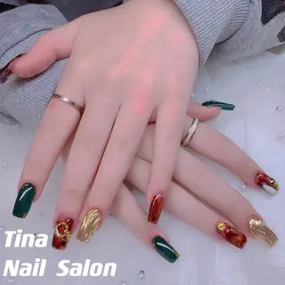 ネイル Tinaネイル 難波のネイルデザイン