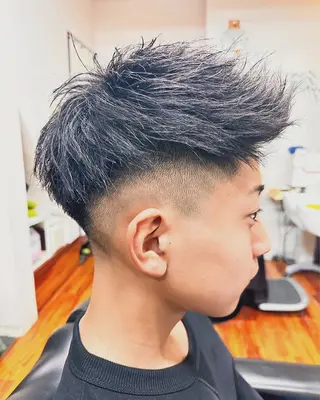 ショート メンズ hair salon kurisuのヘアスタイル