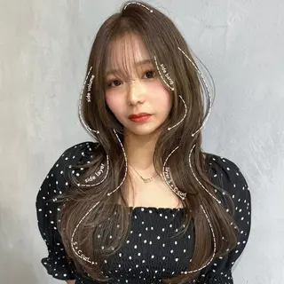 ロング カラー 本場の韓国ヘア 🇰🇷 中尾 崇人のヘアスタイル