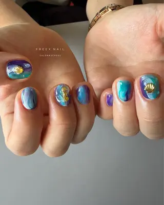 ネイル freex nail /ニュアンス/個性派のネイルデザイン