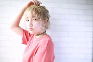 ミディアム カラー パーマ ヘアアレンジ 大久保寿高✨ なりたい色を叶える✨のヘアスタイル