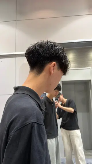 ミディアム メンズ メンズハイライト 💫TAISEI💫のヘアスタイル