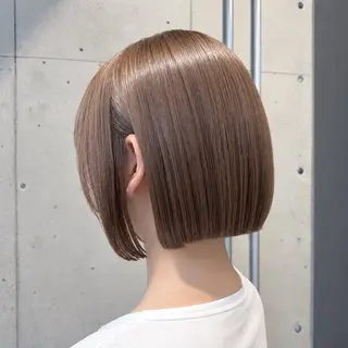 ショート カラー ヘアアレンジ 💥ボブ/艶髪/ 透明感カラー/陸人のヘアスタイル