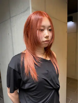 ロング カラー 似合わせ/レイヤー/ 顔まわり/山本祐輔のヘアスタイル
