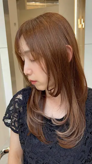 セミロング ✅似合わせ レイヤーカット梅澤徹のヘアスタイル