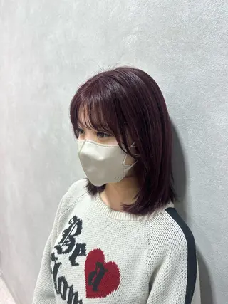 ミディアム 小寺 唯希のヘアスタイル