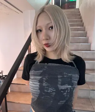 カラー デザインカラー 🎀REINA🎀のヘアスタイル