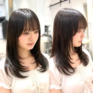 ミディアム 🩰Kurumi🩰 レイヤーカットのヘアスタイル