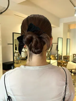 ミディアム ヘアアレンジ Hana / 天王寺 /阿倍野のヘアスタイル