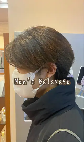 カラー メンズ 五十嵐 未悠のヘアスタイル