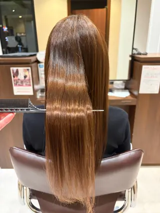 ロング 🫧ナチュラル矯正 /カラー🫧あやりのヘアスタイル