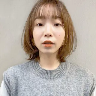 ショート カラー パーマ KONOMI スタイリストのヘアスタイル
