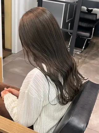 ロング カラー うる艶×透明感カラー 🫧/ほのかのヘアスタイル