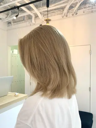 カラー ハルカ ・のヘアスタイル