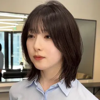 ミディアム ume RUKAのヘアスタイル