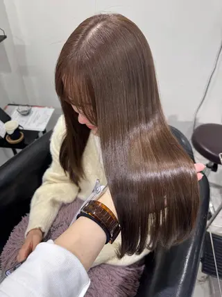 ロング カラー 櫻井 桃子のヘアスタイル