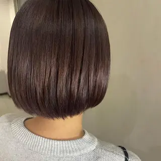ミディアム カラー 吉村 夏椰のヘアスタイル