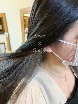ロング カラー 艶ハイトーン🔆 ️️️安座間 希のヘアスタイル