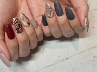 ネイル 韓国/ワンホン/長さ 出しつけ放題🎀のネイルデザイン