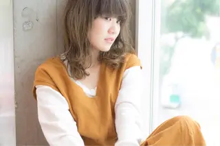 ミディアム カラー 髪質改善🌟 TAKERUのヘアスタイル