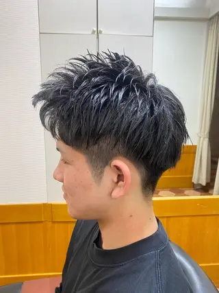 ショート メンズ 森　敦生👑 メンズカット＆パーマのヘアスタイル